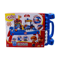 New boy - Police Station Set with Cubes 30 Pcs